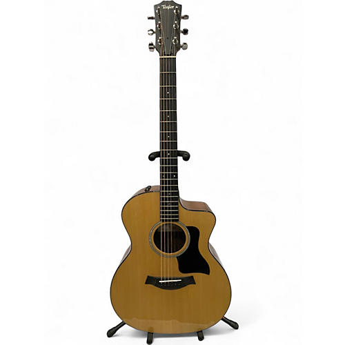 Used 2022 Taylor 214CE PLUS Natural Acoustic Electric Guitar Natural
