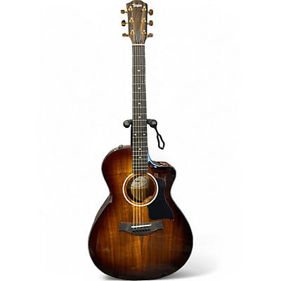 Used 2022 Taylor 222ce-K DLX Natural Acoustic Electric Guitar