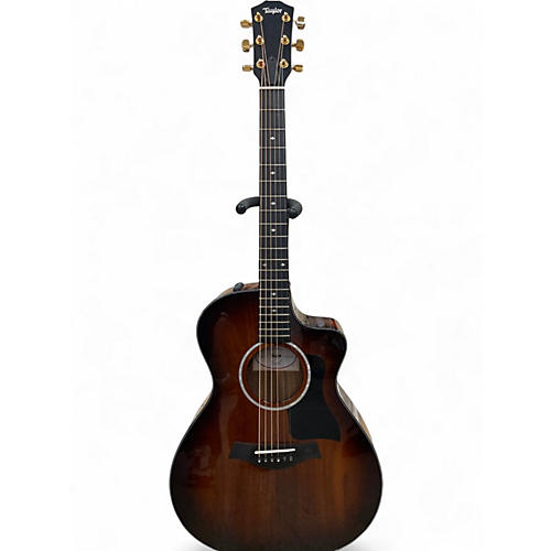 Used 2022 Taylor 222ce-K DLX Shaded Edgeburst Acoustic Electric Guitar Shaded Edgeburst