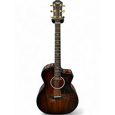 Used 2022 Taylor 224CEKDLX Shaded Edgeburst Acoustic Electric Guitar