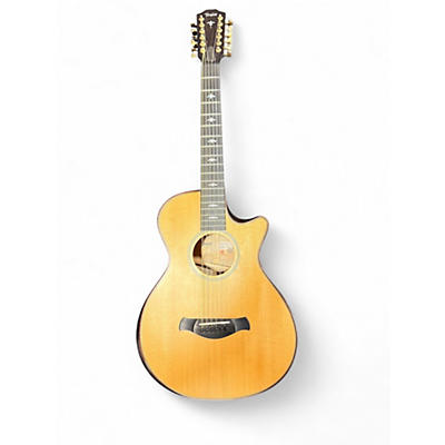 Used 2022 Taylor 652ce Natural 12 String Acoustic Electric Guitar