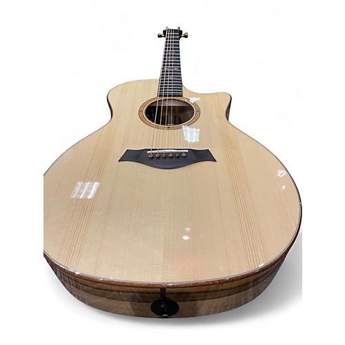 Used 2022 Taylor Custom GA Sassafras Natural Acoustic Electric Guitar Natural
