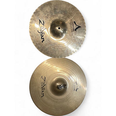 Zildjian Used 2022 Zildjian 14in A Custom Mastersound Hi Hat Pair Cymbal