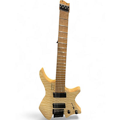 Used 2022 strandberg Boden Original NX7 Natural Quilted Solid Body Electric Guitar