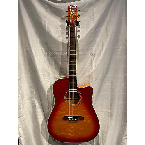 Used 2023 Alverez FDT243CCSBU RED / ORANGE Acoustic Guitar RED / ORANGE