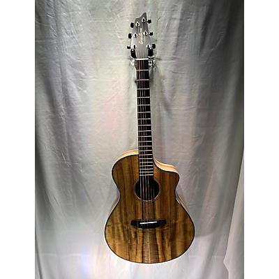 Breedlove Used 2023 Breedlove Oregon Concert CE Myrtlewood Natural Acoustic Electric Guitar