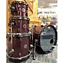 Used Used 2023 Bucks County Drum Co 4 piece Prime Series Birch Red Galaxy Drum Kit Red Galaxy
