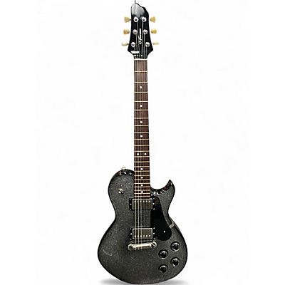 Used 2023 C.p. Thornton Contoured Legend Black and Silver Sparkle Solid Body Electric Guitar