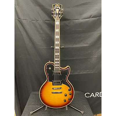 D'Angelico Used 2023 D'Angelico Deluxe Atlantic 3 Color Sunburst Solid Body Electric Guitar