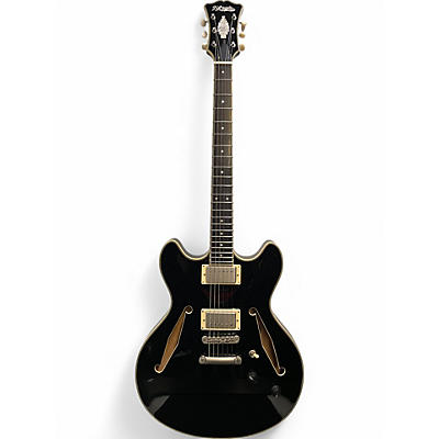Used 2023 D'Angelico Excel DC tour black Hollow Body Electric Guitar