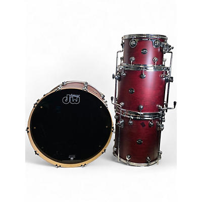 Used 2023 DW 4 Piece Performance Series Red Drum Kit