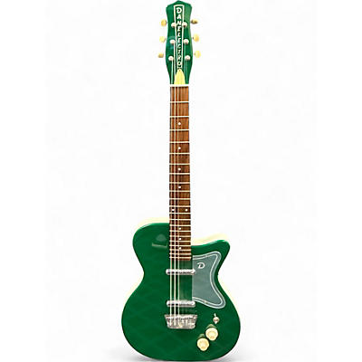 Used 2023 Danelectro Jade 57 Green Solid Body Electric Guitar