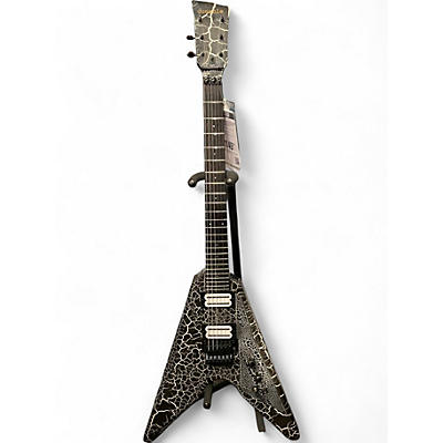 Used 2023 Dunable Guitars Skeletonizer Asteroid Collection Black and White Solid Body Electric Guitar