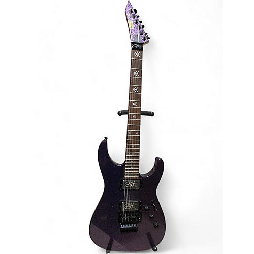 ESP Used 2023 ESP KH-II Purple Sparkle Solid Body Electric Guitar Purple Sparkle