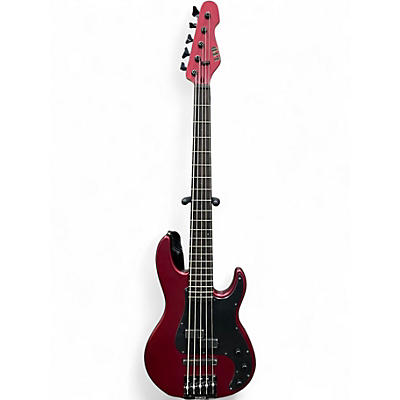 Used 2023 ESP LTD AP5 Wine Red Electric Bass Guitar