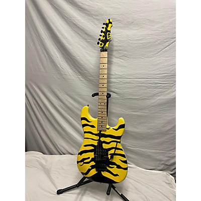 ESP Used 2023 ESP LTD GEORGE LYNCH -200MT YELLOW TIGER STRIPE Solid Body Electric Guitar