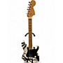 Used 2023 EVH Striped Series 78 Eruption Black and White Solid Body Electric Guitar Black and White