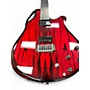 Used 2023 Emerald Virtuo Fire Red Hollow Body Electric Guitar Fire Red