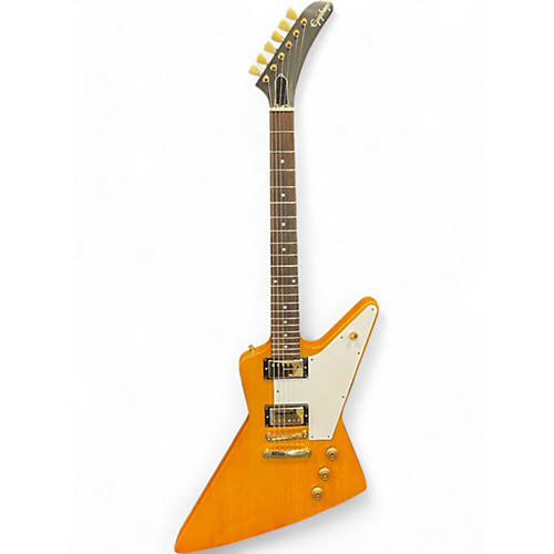 Epiphone Used 2023 Epiphone 1958 KORINA EXPLORER OUTFIT AGED NATURAL Solid Body Electric Guitar AGED NATURAL