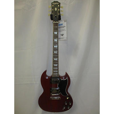 Epiphone Used 2023 Epiphone 1961 Les Paul Sg Standard Worn Cherry Solid Body Electric Guitar