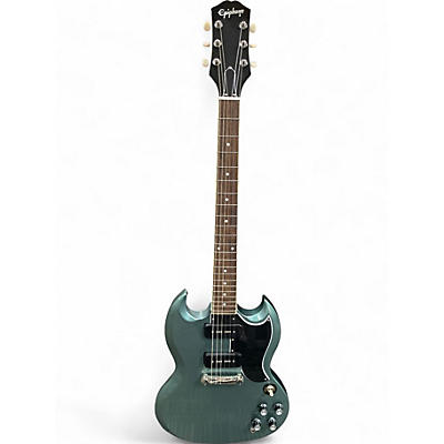Used 2023 Epiphone 1961 SG Special Faded Pelham Blue Solid Body Electric Guitar