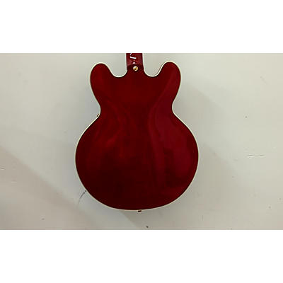 Epiphone Used 2023 Epiphone 50th Anniversary 1962 Reissue Sheraton E212TV Tremotone Red Hollow Body Electric Guitar