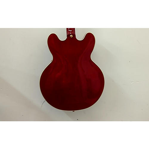 Epiphone Used 2023 Epiphone 50th Anniversary 1962 Reissue Sheraton E212TV Tremotone Red Hollow Body Electric Guitar Red