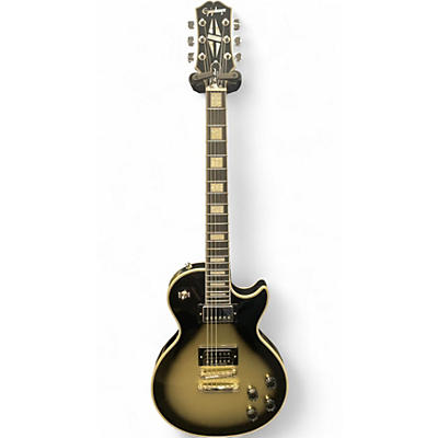 Used 2023 Epiphone Adam Jones Les Paul Custom Art Collection - Korin Faught "Sensation" Silverburst Solid Body Electric Guitar