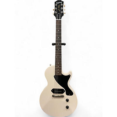 Used 2023 Epiphone BILLIE JOE ARMSTRONG LES PAUL JUNIOR Alpine White Solid Body Electric Guitar