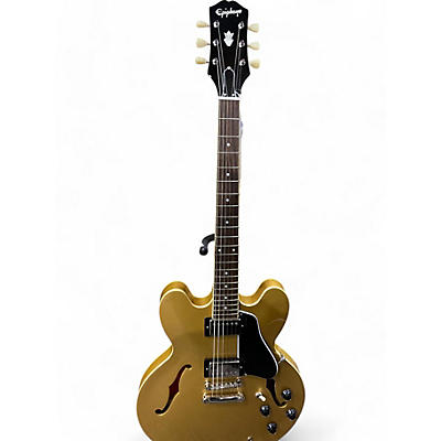 Epiphone Used 2023 Epiphone ES335 Metallic Gold Hollow Body Electric Guitar