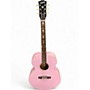 Used 2023 Epiphone J-180 LS Acoustic-Electric Guitar Pink Acoustic Electric Guitar Pink