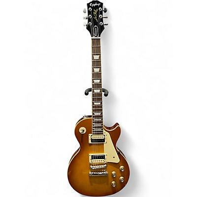 Used 2023 Epiphone Les Paul Classic Honey Burst Solid Body Electric Guitar