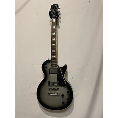 Epiphone Used 2023 Epiphone Les Paul Custom Black And Silver Solid Body Electric Guitar