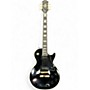 Used 2023 Epiphone Les Paul Custom P-90 Guitar Center-Exclusive Ebony Solid Body Electric Guitar Ebony