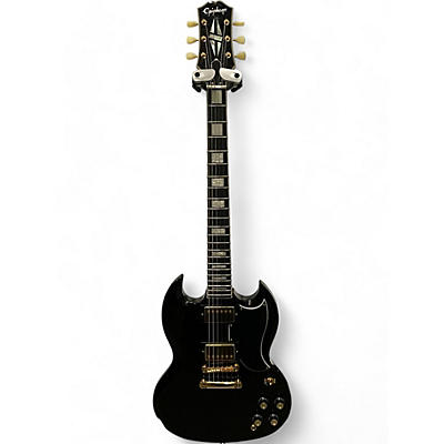 Epiphone Used 2023 Epiphone Les Paul Custom SG Ebony Solid Body Electric Guitar