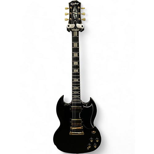 Epiphone Used 2023 Epiphone Les Paul Custom SG Ebony Solid Body Electric Guitar Ebony