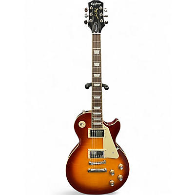 Used 2023 Epiphone Les Paul Standard 60s Iced Tea Burst Solid Body Electric Guitar