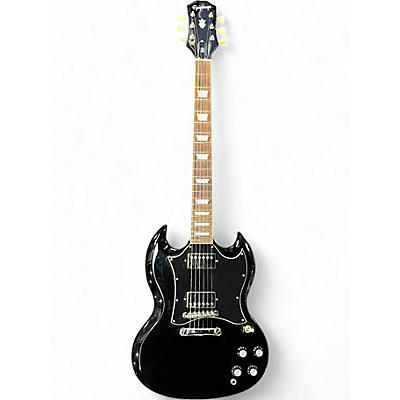Used 2023 Epiphone SG Standard Ebony Solid Body Electric Guitar