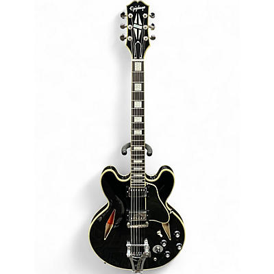 Used 2023 Epiphone SINICHI UBUKATA ES335 Ebony Hollow Body Electric Guitar