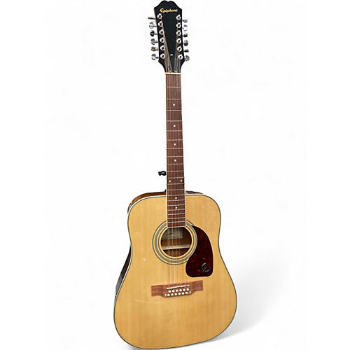 Used 2023 Epiphone Songmaker DR-212 Natural 12 String Acoustic Guitar Natural