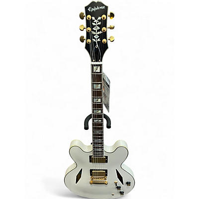 Used 2023 Epiphone emily wolfe Sheraton White Hollow Body Electric Guitar