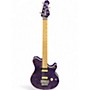 Used 2023 Ernie Ball Music Man Axis Trans Purple Solid Body Electric Guitar Trans Purple