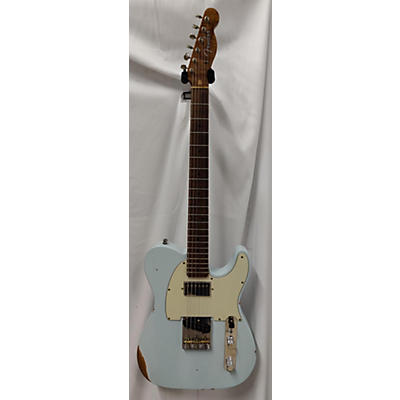 Fender Used 2023 Fender 1960 HS Relic Telecaster AAA Roasted Maple Sonic Blue Solid Body Electric Guitar