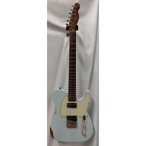 Fender Used 2023 Fender 1960 HS Relic Telecaster AAA Roasted Maple Sonic Blue Solid Body Electric Guitar Sonic Blue