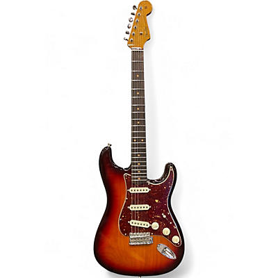 Used 2023 Fender 60 ltd ed roasted pine strat 3 Tone Sunburst Solid Body Electric Guitar