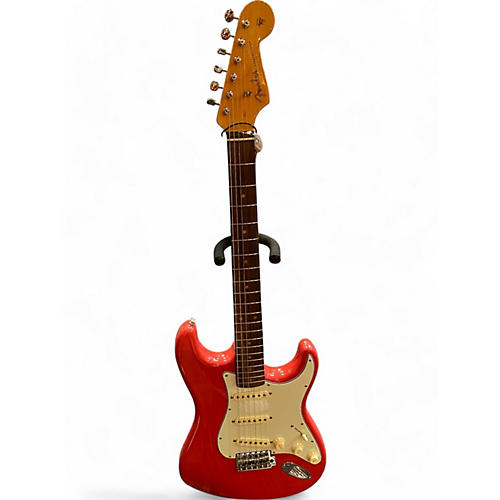 Fender Used 2023 Fender AMERICAN VINTAGE II Fiesta Red Solid Body Electric Guitar Fiesta Red