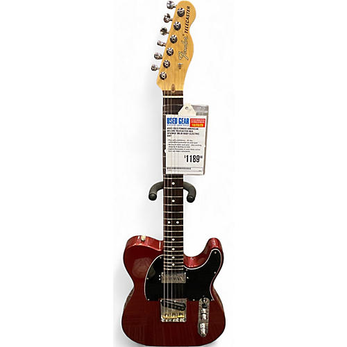 Used 2023 Fender American Deluxe Telecaster RED SPARKLE Solid Body Electric Guitar RED SPARKLE
