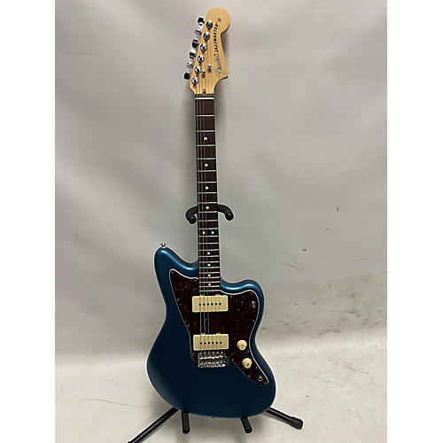 Fender Used 2023 Fender American Performer Jazzmaster Satin Lake Placid Blue Solid Body Electric Guitar satin lake placid blue