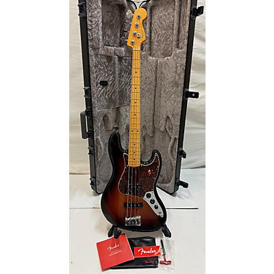 Fender Used 2023 Fender American Professional II Jazz Bass 3 Color Sunburst Electric Bass Guitar