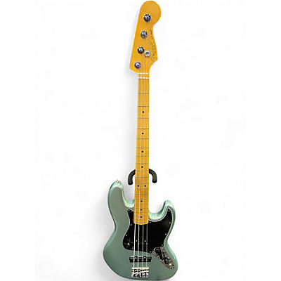 Used 2023 Fender American Professional II Jazz Bass MYSTIC SURF GREEN Electric Bass Guitar